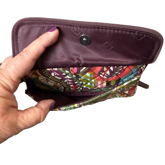 VERA BRADLEY Heirloom Paisley RFID Wallet Wristlet Strap Fall Autumn Quilted - Picture 2 of 13